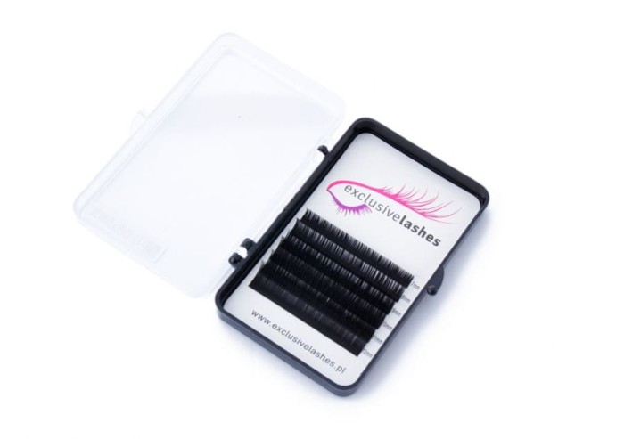 Sztuczne rzęsy 1:1 mink skręt D 0,15 długość 6mm MINI PALETKA