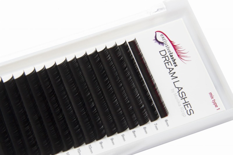 Sztuczne rzęsy 1:1 Flat Dream Lashes 0,20 skręt C