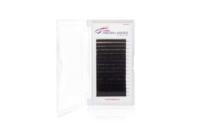 Sztuczne rzęsy 1:1 Flat Dream Lashes 0,15 skręt J